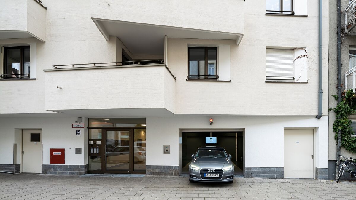 Infart till parkeringssystemet